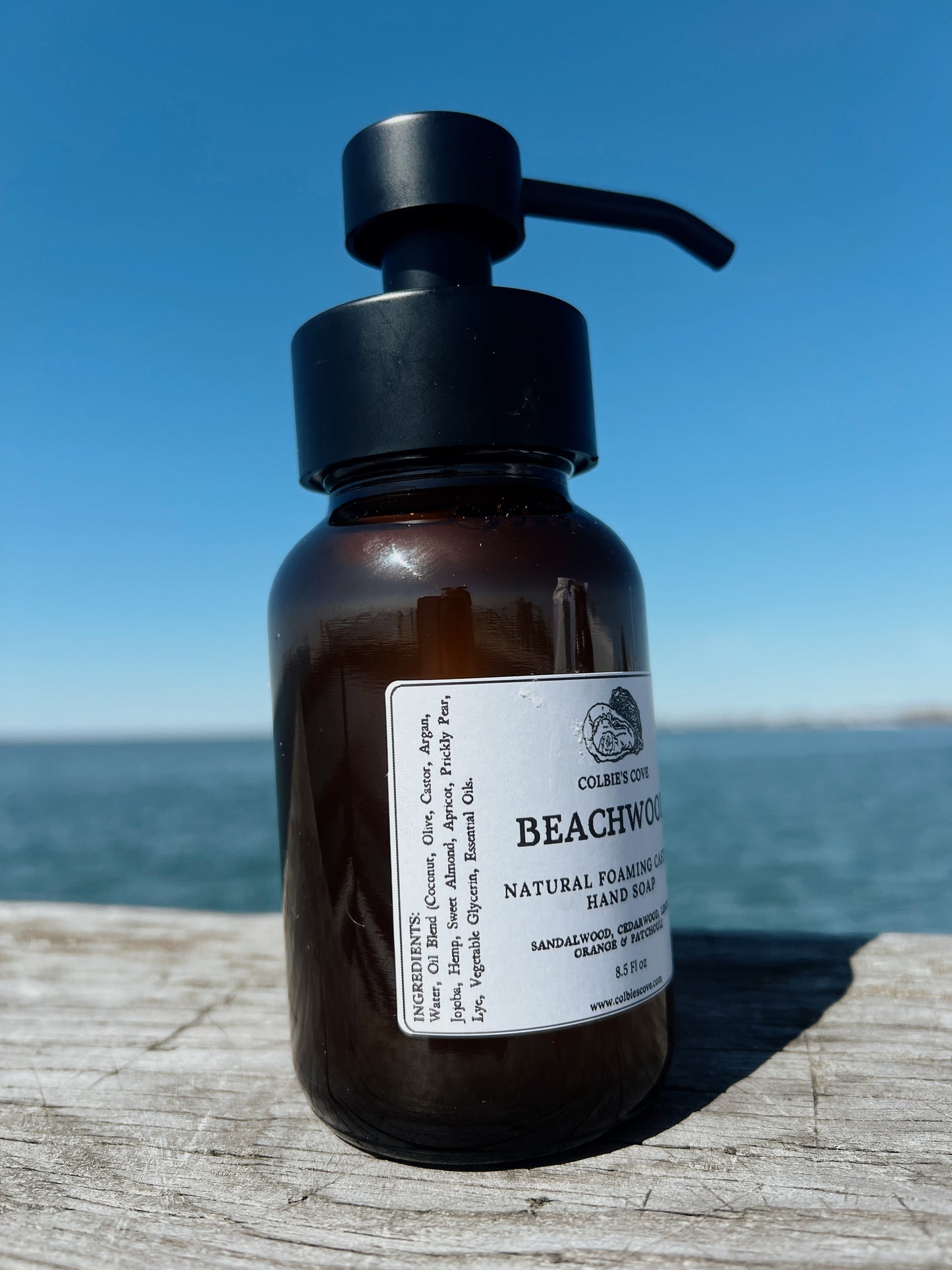 Natural Beachwood Foaming Castile Hand Soap