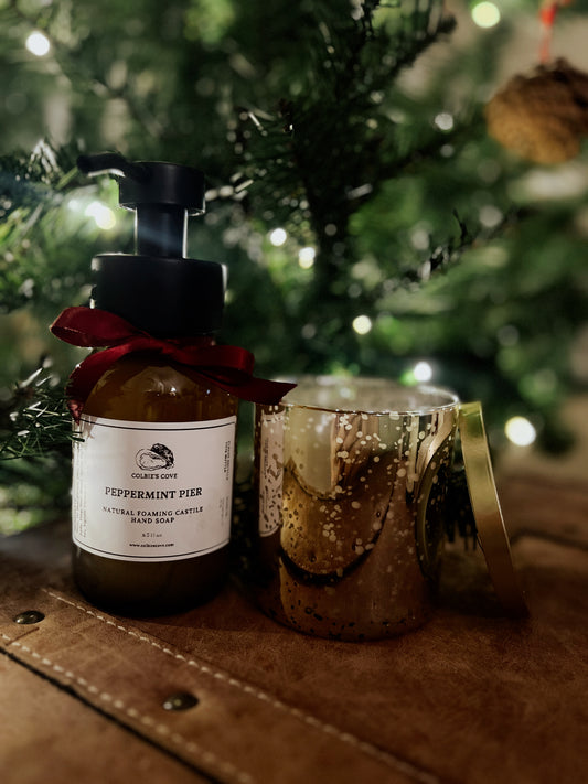 Holiday Hand Soap & Candle Gift Set