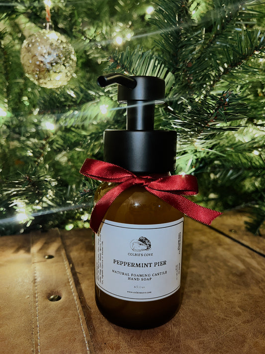 Peppermint Pier Holiday Foaming Castile Hand Soap